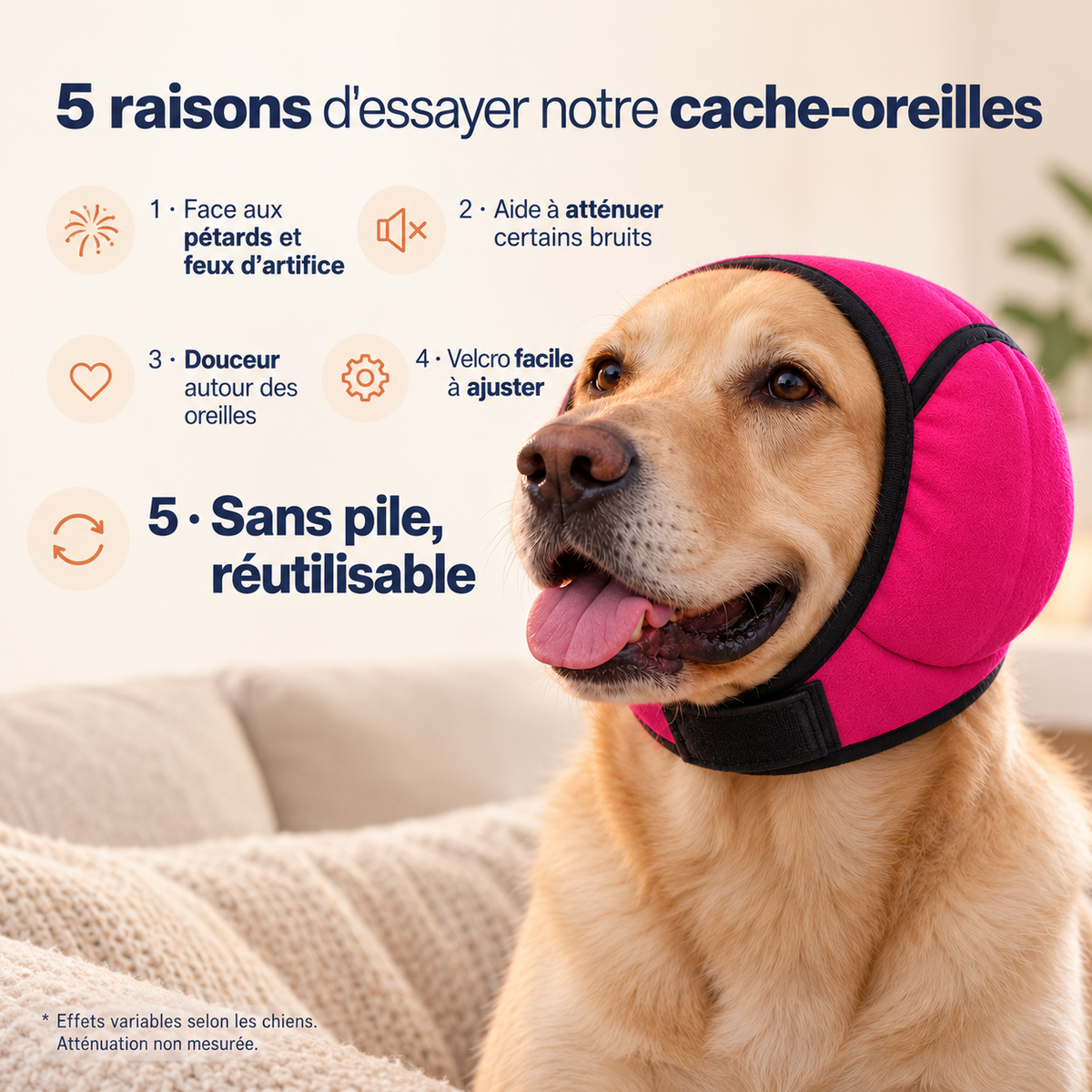 5 raisons d'essayer le cache-oreilles anti-bruit Calmoreille